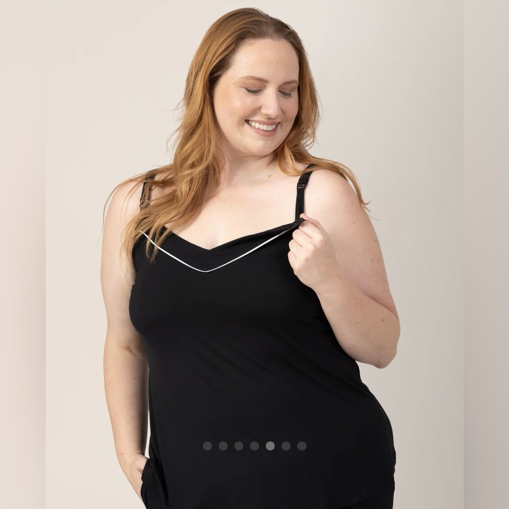 Kindred Bravely Clea Bamboo Nursing Tank - XL - Black